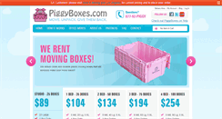 Desktop Screenshot of piggyboxes.com